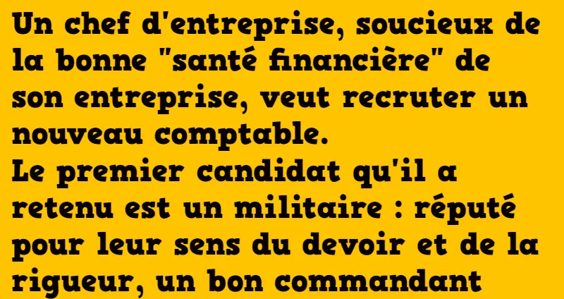 blague cherche comptable
