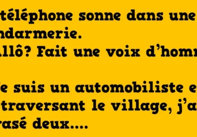 blague le téléphone de la gendarmerie sonne