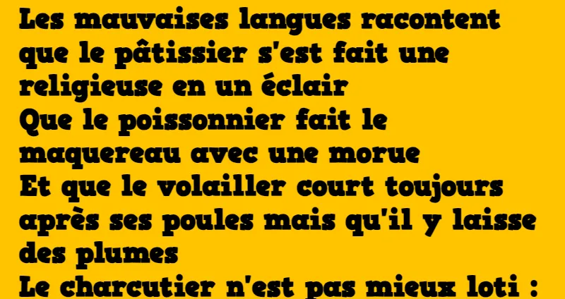 blague un problème dans mon quartier
