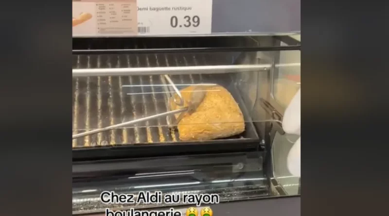 souris dans une boulangerie aldi