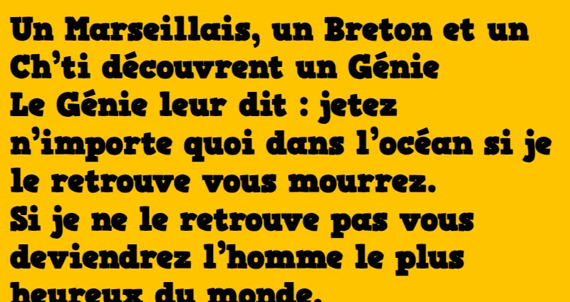 un marseillais, un breton et un ch'ti