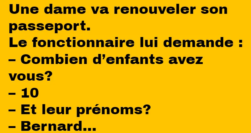Blague une grande famille