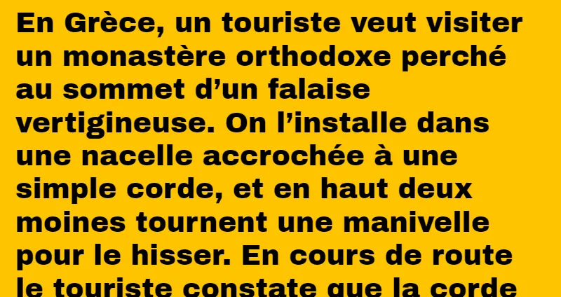 Blague visite risquée