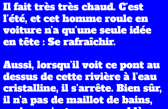 blague la canicule