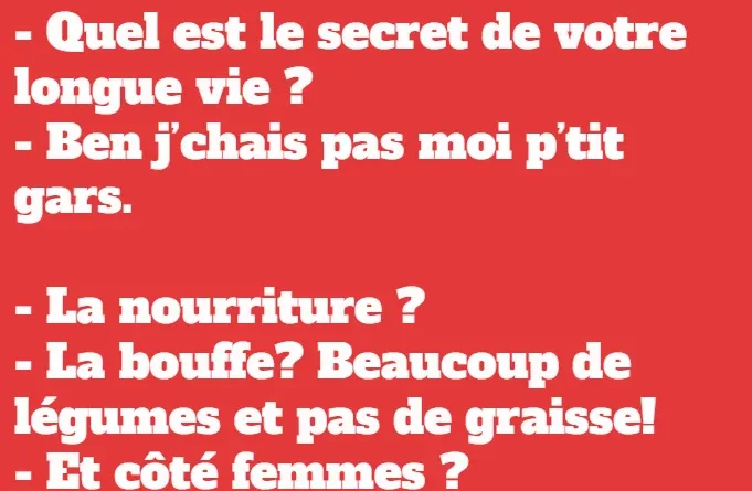 blague le centenaire