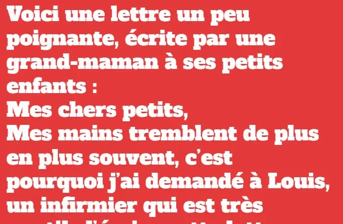 blague mes chers petits