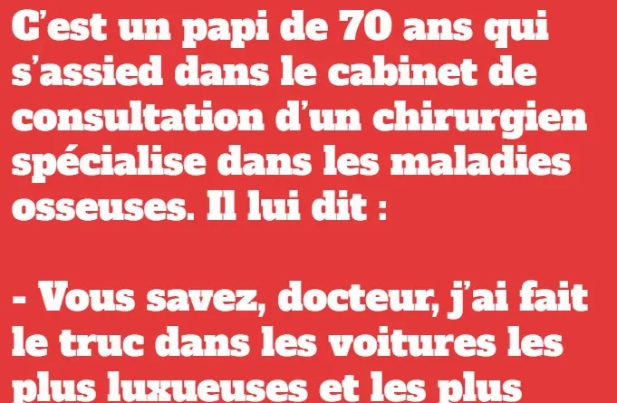 blague un papi de 70 ans