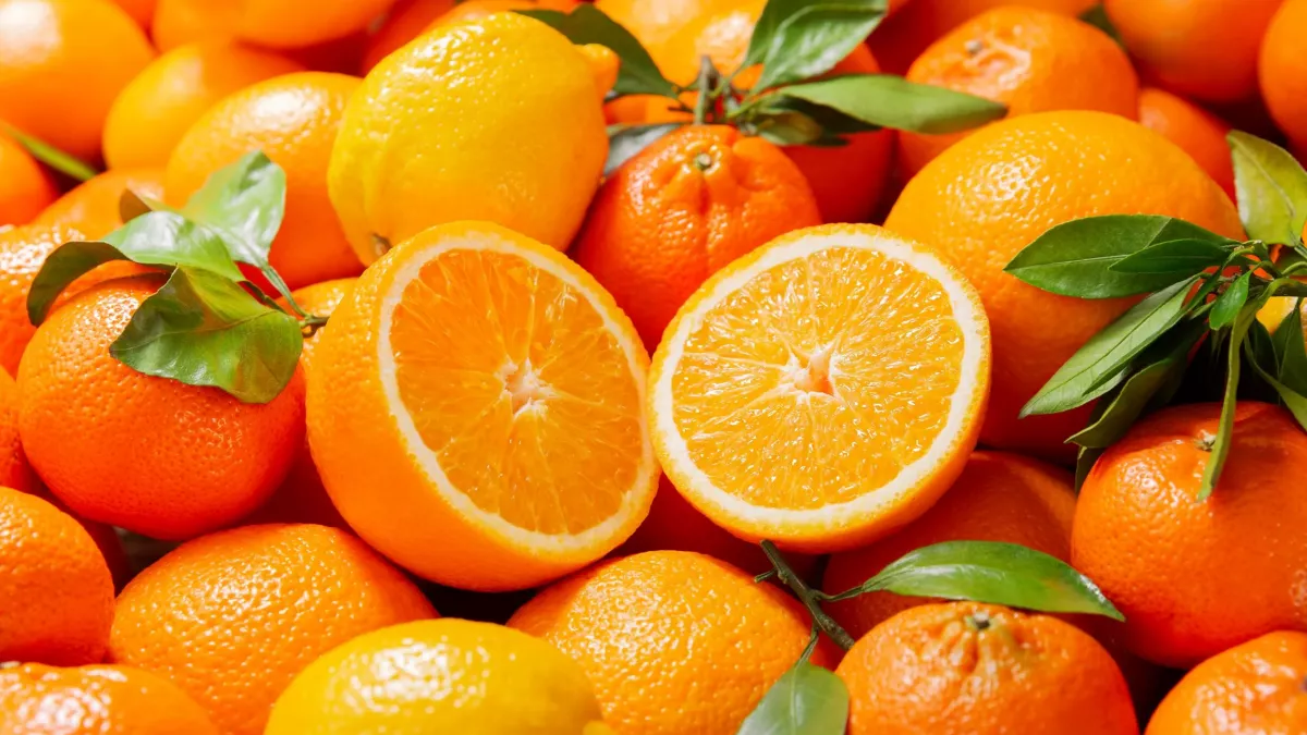 présentation fruit orange 