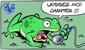 blague la grenouille magique