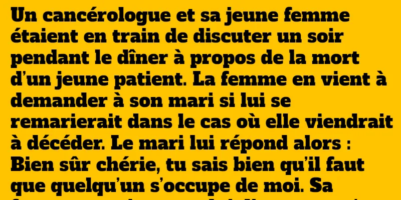 blague un cancérologue évoque la perte d'un patient