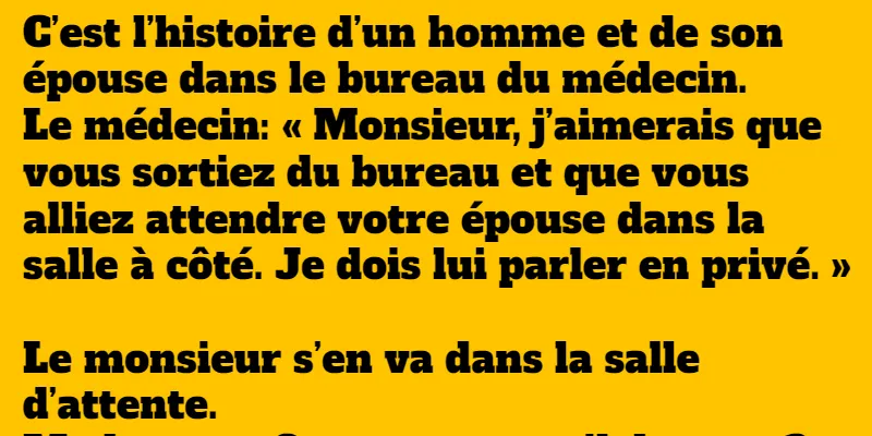 blague une semaine à vivre