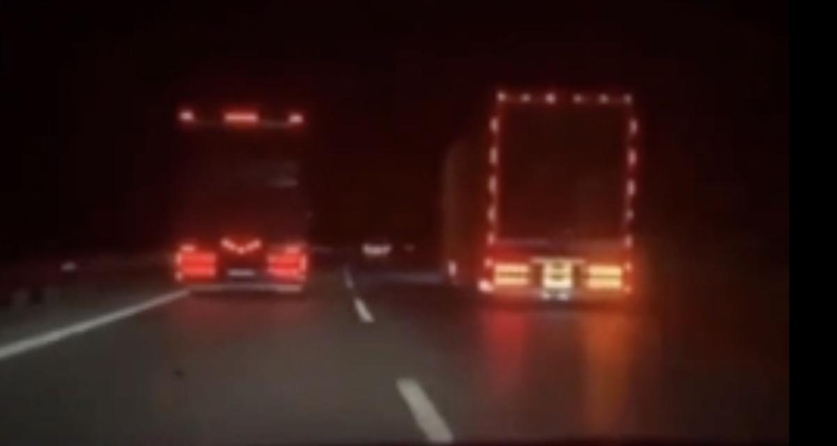 blague le camionneur et les deux pleurnichards