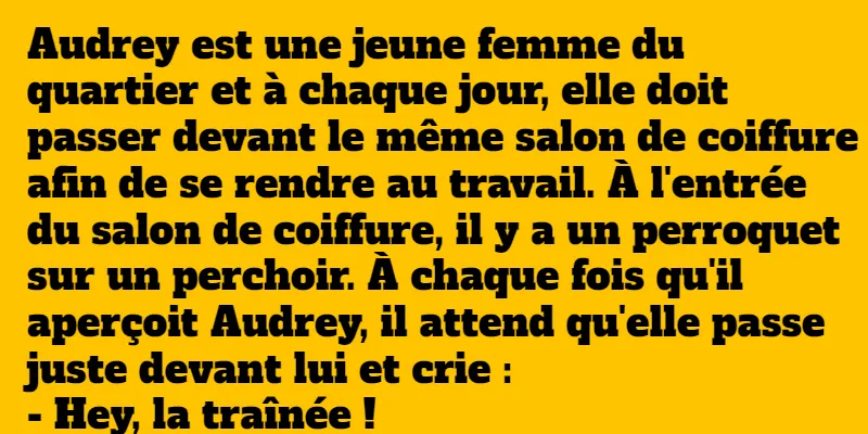 blague la trainée