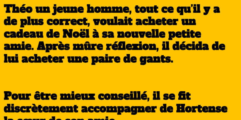blague théo achète un cadeau