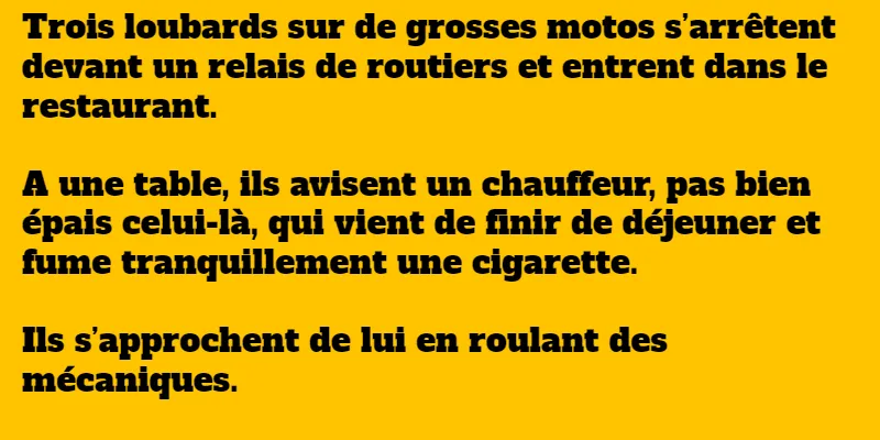 blague trois loubards