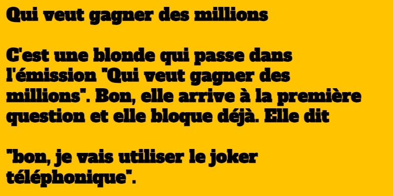 blague à la télé