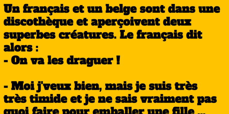 blague comment draguer