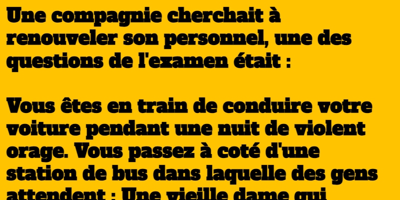 blague une belle hisotire