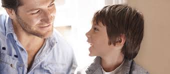 discussion enfant papa 