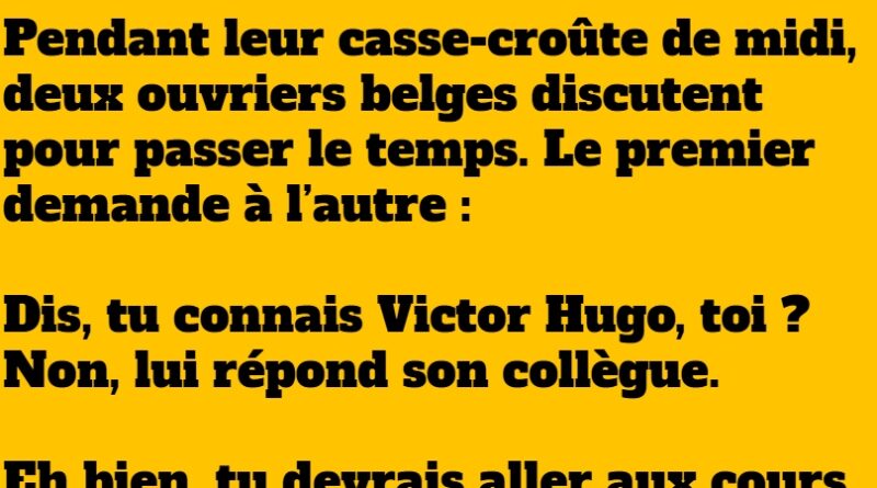 blague cours du soir
