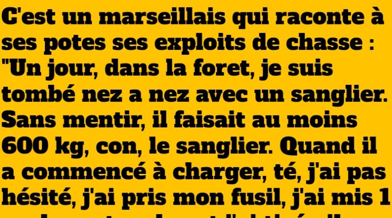 blague exploits de chasse