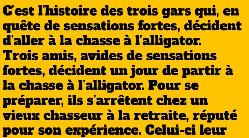 blague alligator