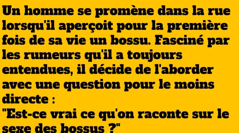 blague bossu