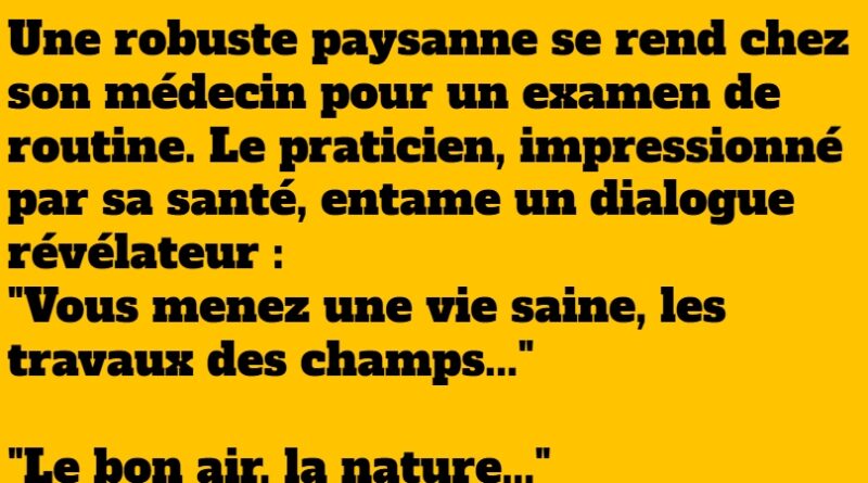 blague paysanne robuste