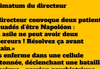 Hilarant asile psychiatrique : Quand deux Napoléon déclenchent une guerre d’egos