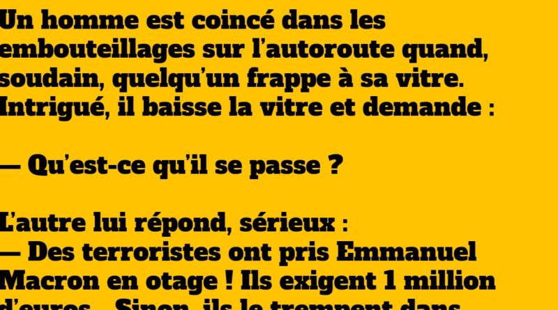 blague autoroute