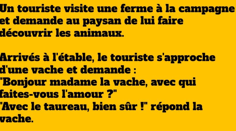 blague de ferme