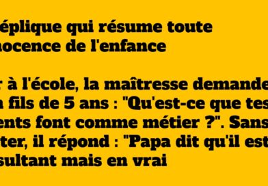 blague enfant papa