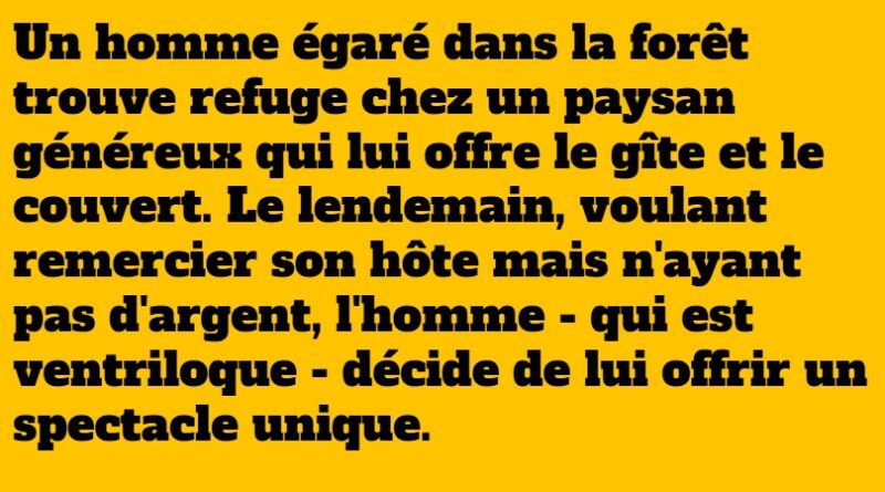 blague fermier et le ventriloque