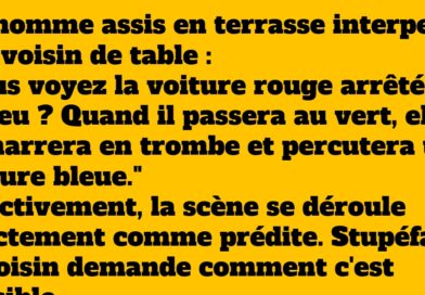 La prédiction étonnante