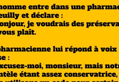 Ticket de Métro – Une blague drôle et subtile sur un quiproquo en pharmacie