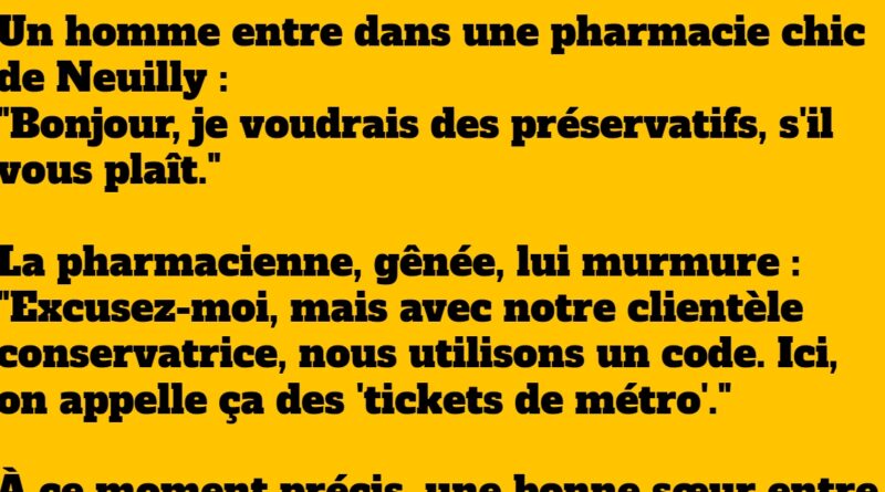 blague metro