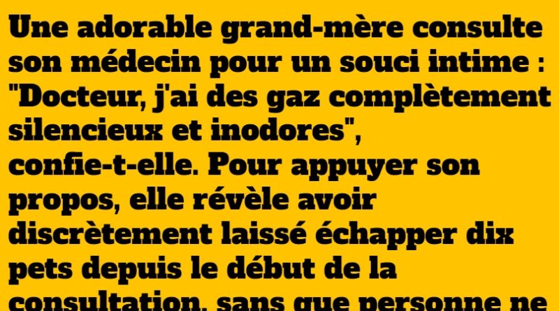 blague une mamie chez le docteur