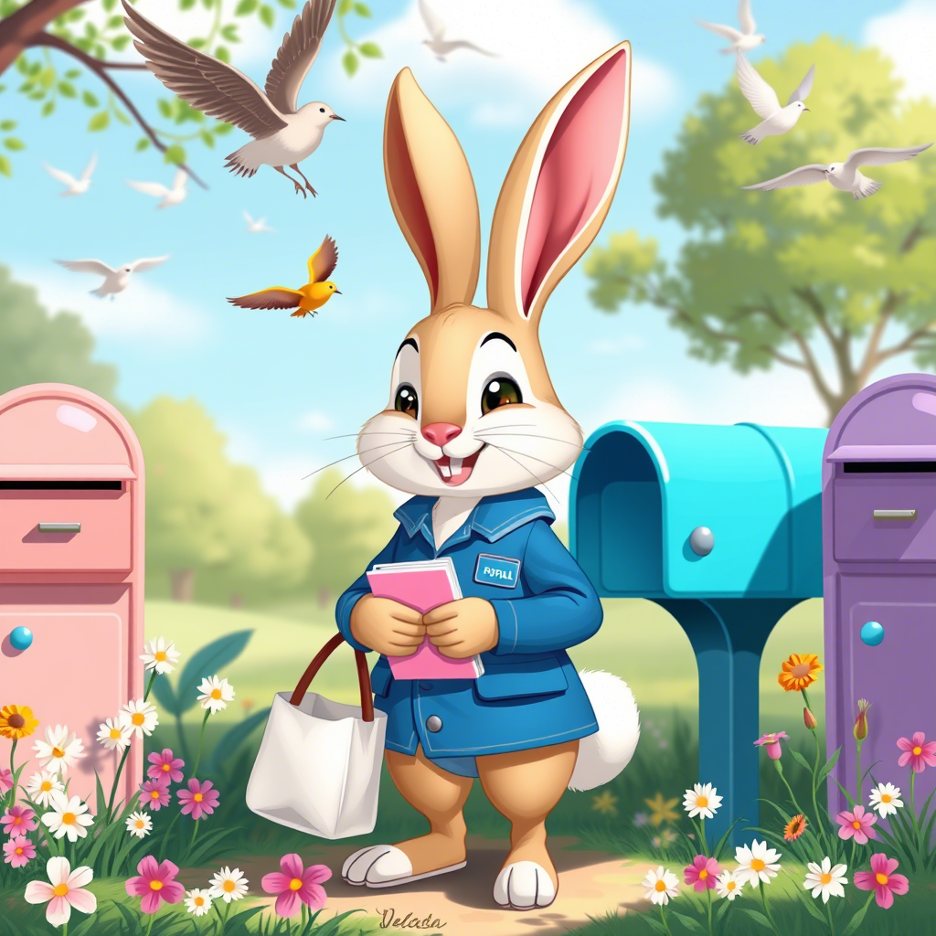 blague lapin facteur 