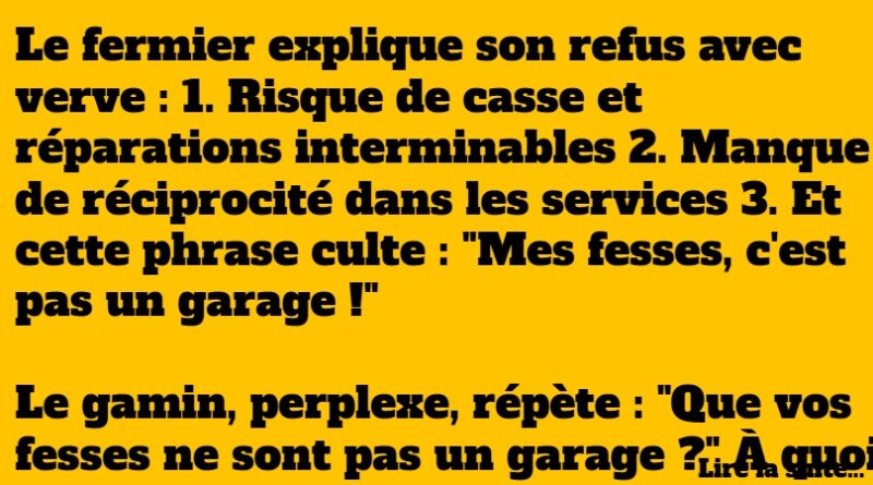 blague agricole
