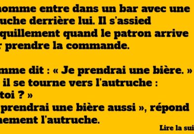 blague autruche