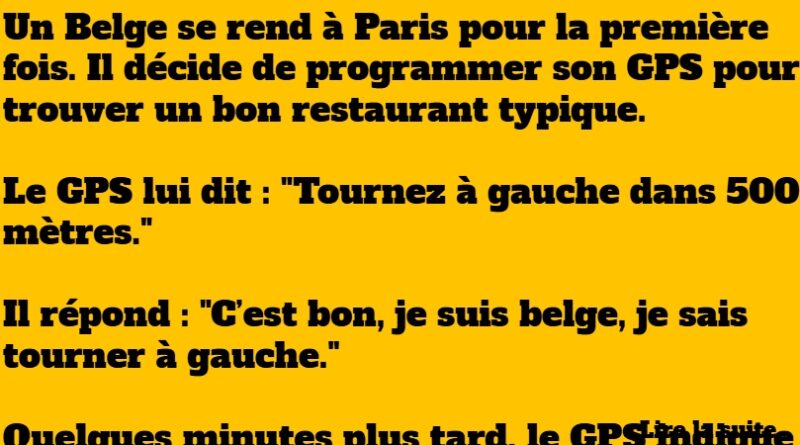blague belge a paris