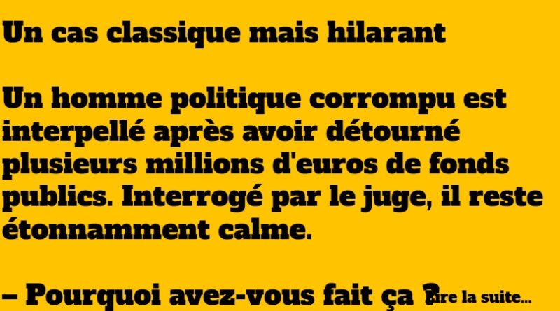 blague homme politique