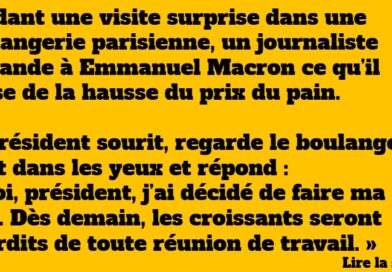 blague macron