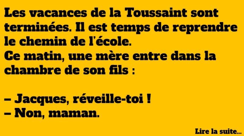 blague rentrée