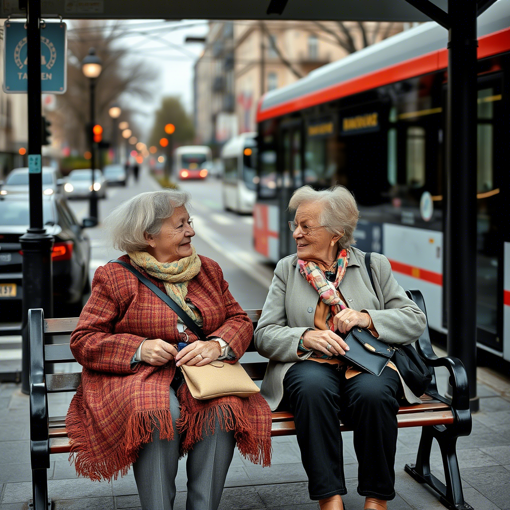 blague mamie arret de bus