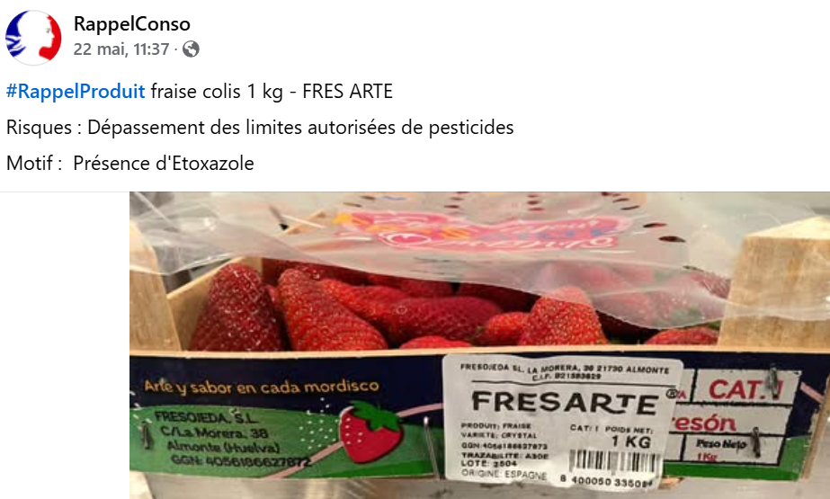 rappel fraises