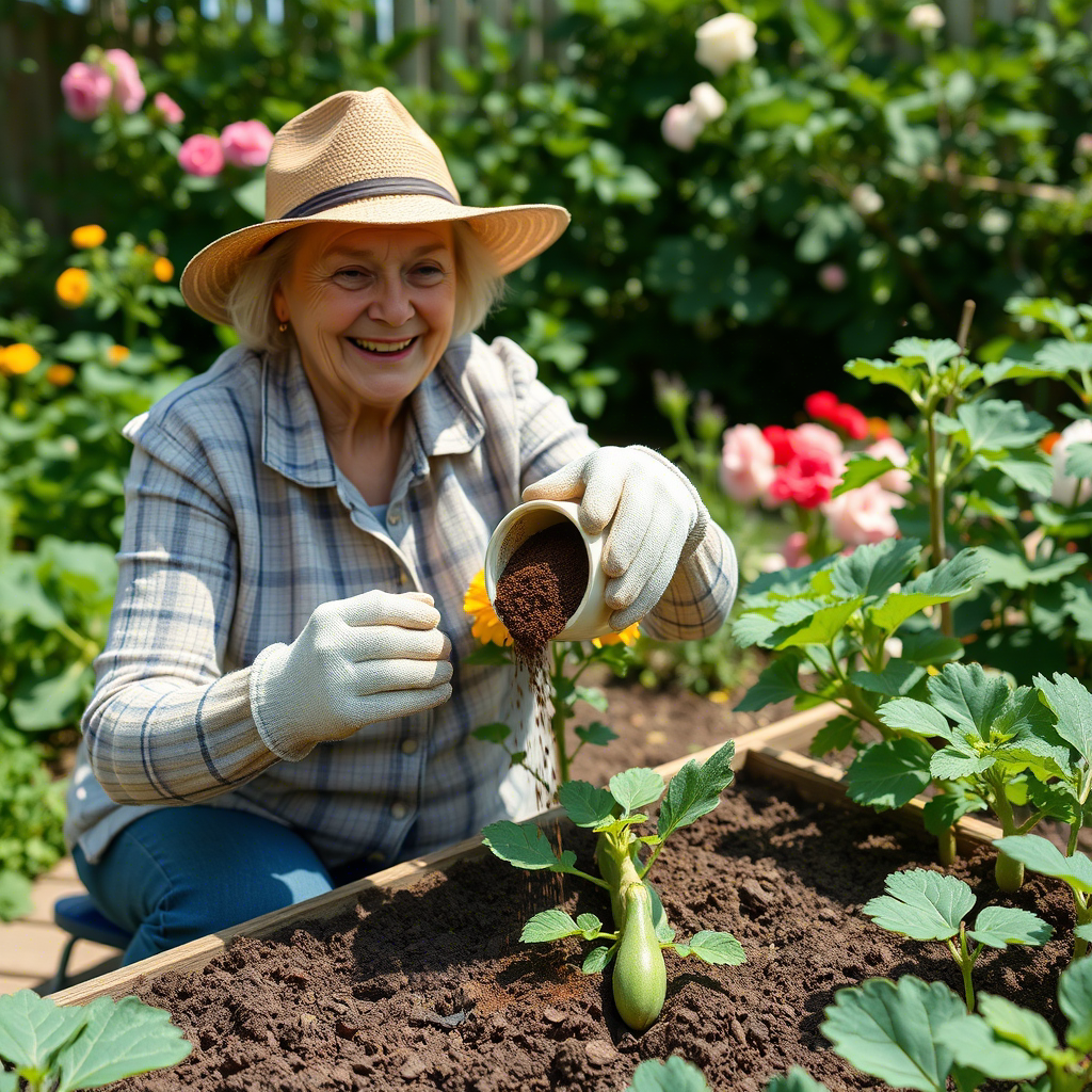 Découvrez comment utiliser marc de café pour booster la croissance de vos courgettes. 