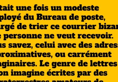 blague noël à la poste