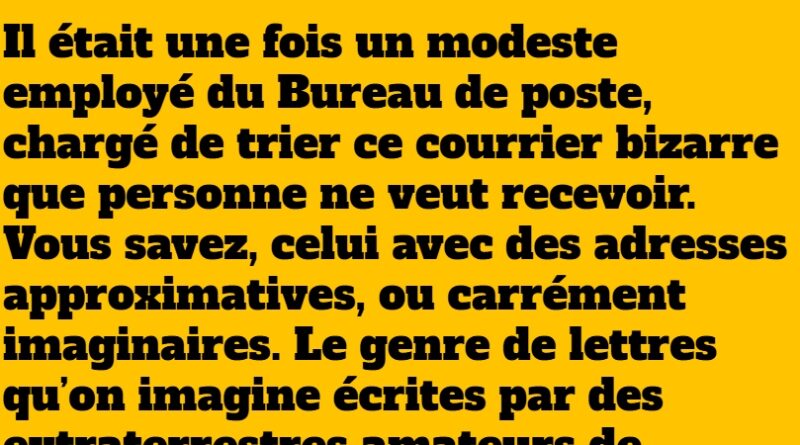 blague noël à la poste