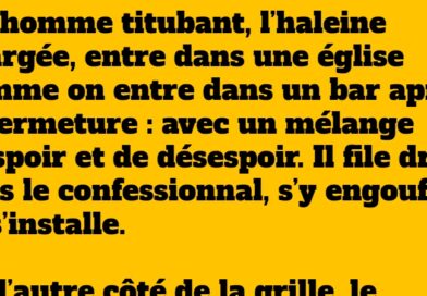 blague dans le confessionnal